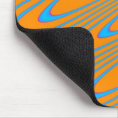 Tapis De Souris Mousepad à spirale orange et bleu (Coin)