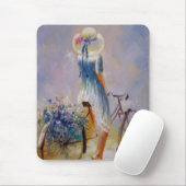 Tapis De Souris Mousepad à vélo vintage (Avec souris)