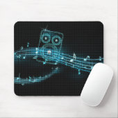 Tapis De Souris Mousepad abstrait de musique (Avec souris)
