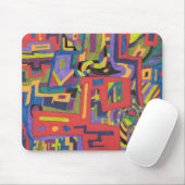 Tapis De Souris Mousepad Abstrait "Into the Net" (Avec souris)