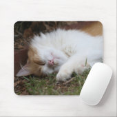 Tapis De Souris mousepad adorable de chat de sommeil (Avec souris)