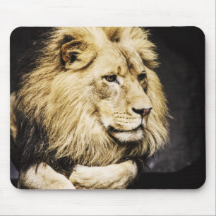 Tapis De Souris Mousepad africain de lion