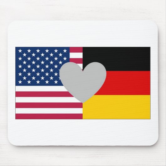 Tapis De Souris Mousepad américain allemand (Devant)