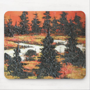 Tapis De Souris Mousepad Ann Hayes Peinture Arbre Delight
