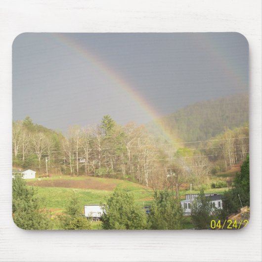 Tapis De Souris Mousepad --Arc-en-ciel d'OR (Devant)