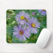 Tapis De Souris Mousepad Aster Fly & Purple Asters (Avec souris)