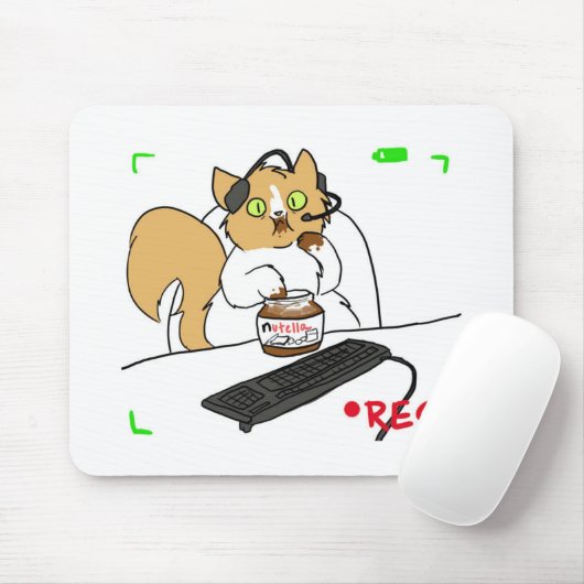 Tapis De Souris Mousepad attrapé (Avec souris)