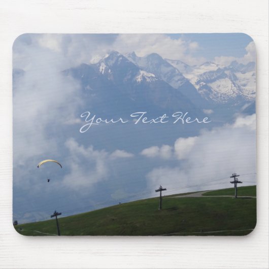 Tapis De Souris Mousepad autrichien de coutume d'Alpes (Devant)