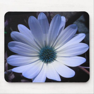 Tapis De Souris Mousepad aux fleurs bleues