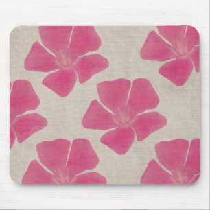 Tapis De Souris Mousepad aux fleurs roses