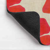 Tapis De Souris Mousepad aux fleurs rouges (Coin)