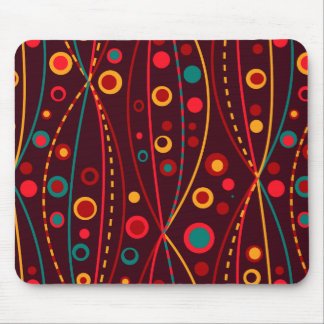 Tapis De Souris Mousepad aux particules rouges