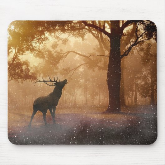 Tapis De Souris Mousepad avec cerf / Mousepad Hirsch (Devant)
