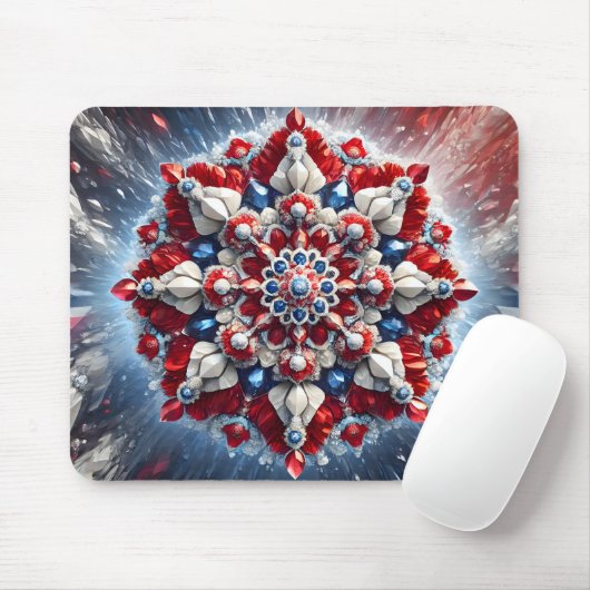 Tapis De Souris Mousepad avec conception de couleurs norvégiennes (Avec souris)