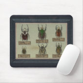 Tapis De Souris Mousepad avec des scarabées de Goliath (Avec souris)