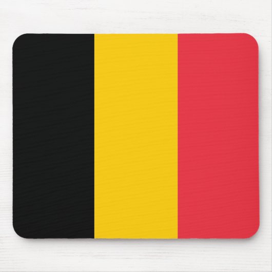 Tapis De Souris Mousepad avec Drapeau de Belgique (Devant)