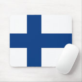 Tapis De Souris Mousepad avec Drapeau de Finlande (Avec souris)
