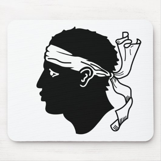 Tapis De Souris Mousepad avec drapeau de la Corse, France (Devant)