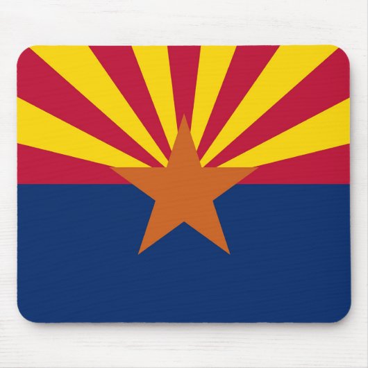 Tapis De Souris Mousepad avec Drapeau de l'Arizona Etat - USA (Devant)