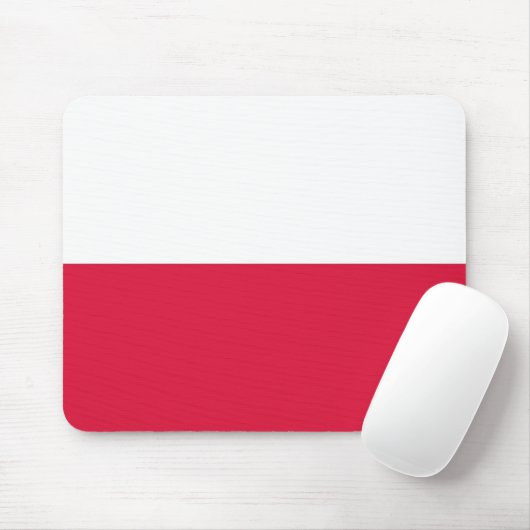 Tapis De Souris Mousepad avec Drapeau de Pologne (Avec souris)