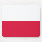 Tapis De Souris Mousepad avec Drapeau de Pologne (Devant)