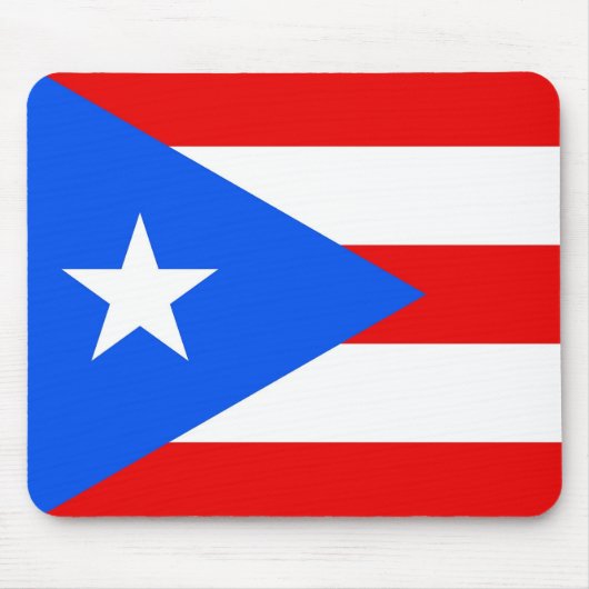 Tapis De Souris Mousepad avec Drapeau de Porto Rico - USA (Devant)