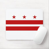 Tapis De Souris Mousepad avec drapeau de Washington DC - USA (Avec souris)