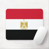 Tapis De Souris Mousepad avec drapeau d'Egypte (Avec souris)