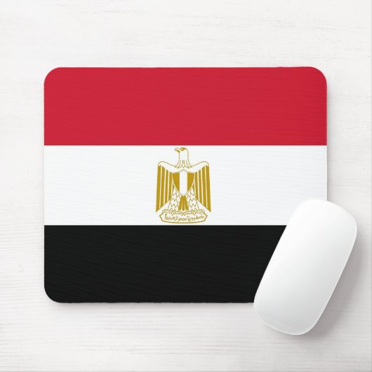 Tapis De Souris Mousepad avec drapeau d'Egypte (Avec souris)