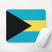 Tapis De Souris Mousepad avec drapeau des Bahamas (Avec souris)