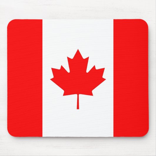 Tapis De Souris Mousepad avec drapeau du Canada (Devant)