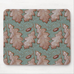 Tapis De Souris Mousepad avec imprimé feuille de chêne