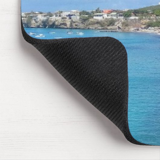 Tapis De Souris Mousepad avec la vue Westpoint Curaçao de plage (Coin)