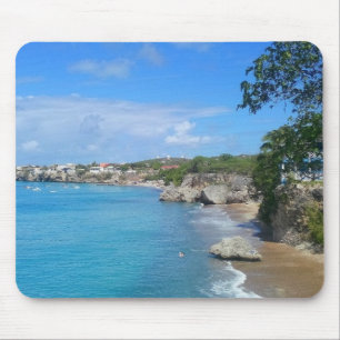 Tapis De Souris Mousepad avec la vue Westpoint Curaçao de plage