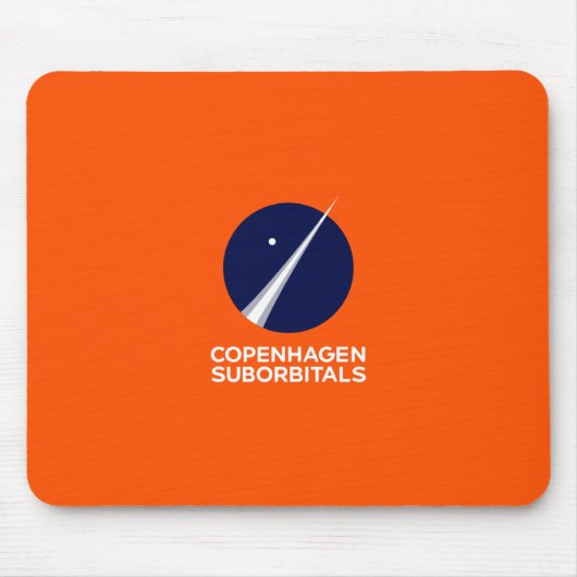 Tapis De Souris Mousepad avec le logo de Copenhague Suborbitals (Devant)