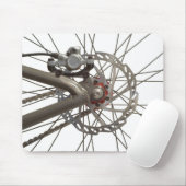 Tapis De Souris Mousepad avec le moyeu de roue de vélo (Avec souris)
