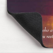 Tapis De Souris Mousepad avec le vers inspiré (Coin)