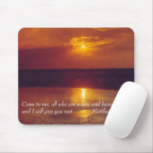 Tapis De Souris Mousepad avec le vers inspiré (Avec souris)