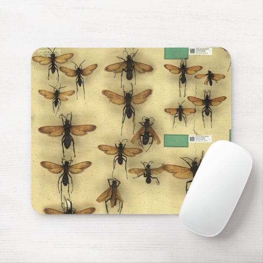 Tapis De Souris Mousepad avec les guêpes géantes de chasses (Avec souris)
