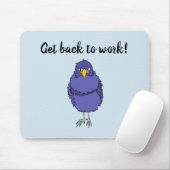 Tapis De Souris Mousepad avec l'image de l'oiseau pas aussi (Avec souris)