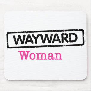 Tapis De Souris Mousepad avec logo Wayward Woman