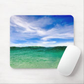 Tapis De Souris Mousepad avec nuages et océan (Avec souris)