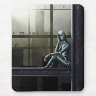 Tapis De Souris mousepad averti d'individu