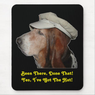 Tapis De Souris Mousepad Basset Y Était, Fait Que