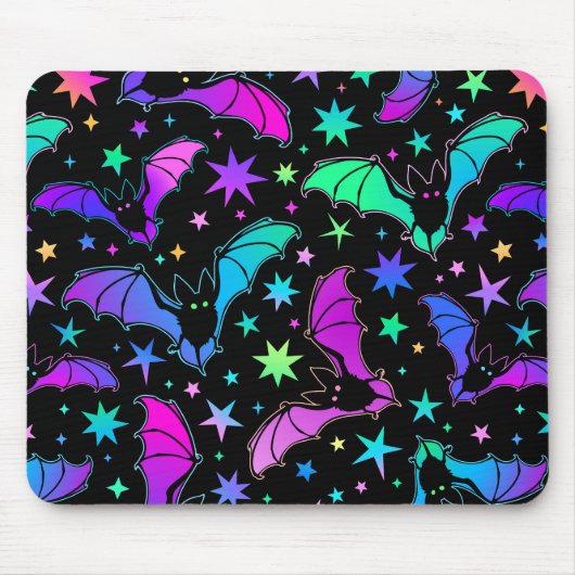 Tapis De Souris Mousepad - "Bats" (Devant)
