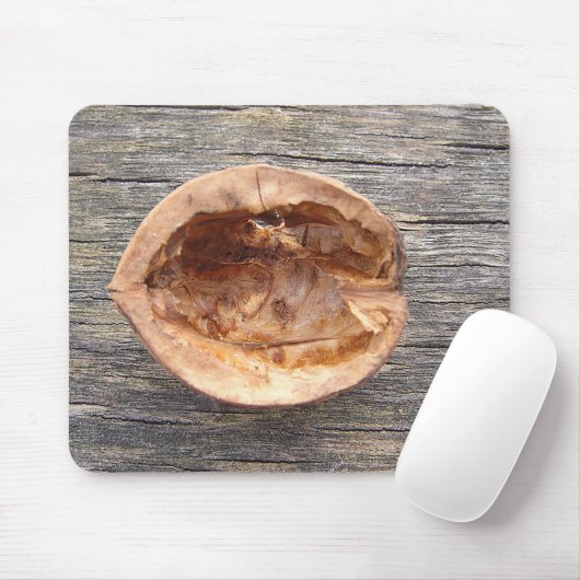 Tapis De Souris Mousepad Baumnusshälfte (Avec souris)