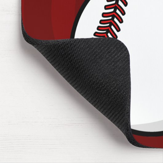 Tapis De Souris Mousepad (BG rouge spirale) (Coin)