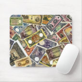 TAPIS DE SOURIS MOUSEPAD - BILLETS DE BANQUE RARES (Avec souris)