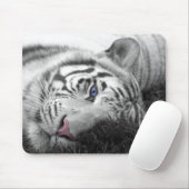 Tapis De Souris Mousepad blanc de tigre (Avec souris)