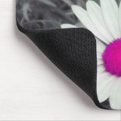 Tapis De Souris Mousepad blanc marguerite (rose) (Coin)